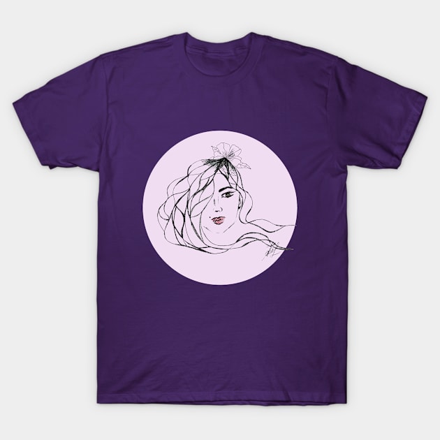 flawer women T-Shirt by lyaz